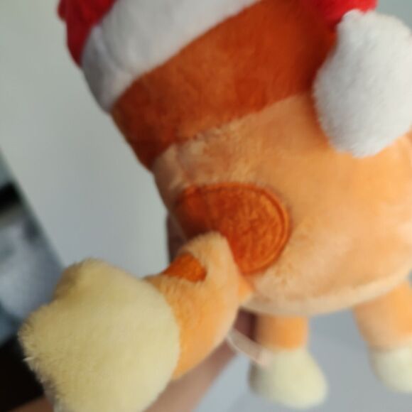 Dan Dee Int'l Bluey Bingo Plush Stuffed Animal Santa Hat Christmas Toy Doll - Picture 9 of 16